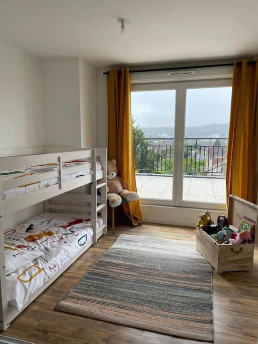 Appartement 3P Gare Terrasse Et Parking Prive Franconville  Exteriör bild