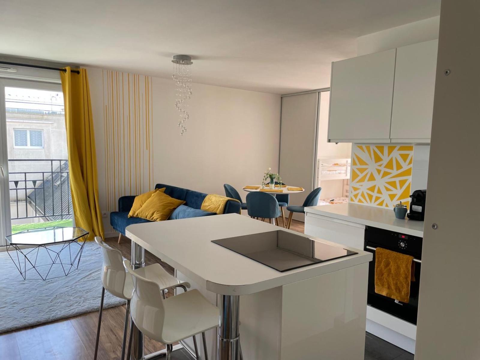 Appartement 3P Gare Terrasse Et Parking Prive Franconville  Exteriör bild